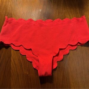 Marysia Spring Swim Bottom, Poppy Red, Size Small